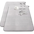 2 Pack Extra Large Microfiber Dish Drying Mat,30 x 24 Inch,Gray | Super Absorbent Drying Pad for Countertops,Sinks,Draining Racks - size: 2 PCS 30 x 24 inch
