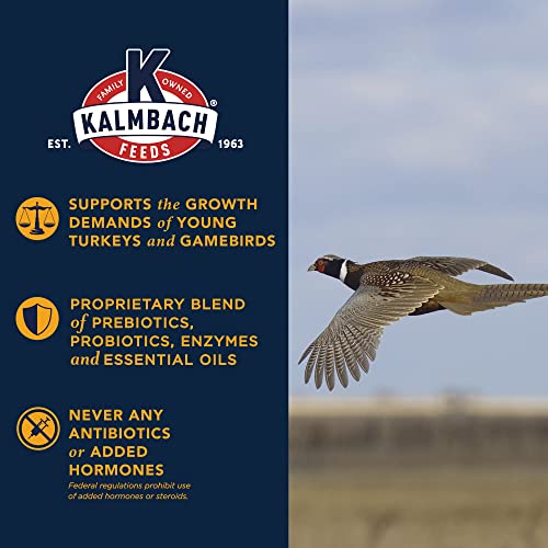 Kalmbach Feeds Start Right Non-GMO Turkey & Gamebird Crumble Feed, 50 lb Bag
