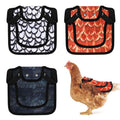 On-Airstore 3Pcs Chicken Saddle for Hens Chicken Aprons Clothes with Adjustable Strap Outdoor Printed Birds Hen Saddle for Poultry Back Feather Protector Suitable for Small Medium Large Hens