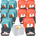 10-Pack Chicken Nesting Boxes with Perch, Roll-Out Laying Boxes for Hens,Egg Nesting Box for Chicken Coop, Large