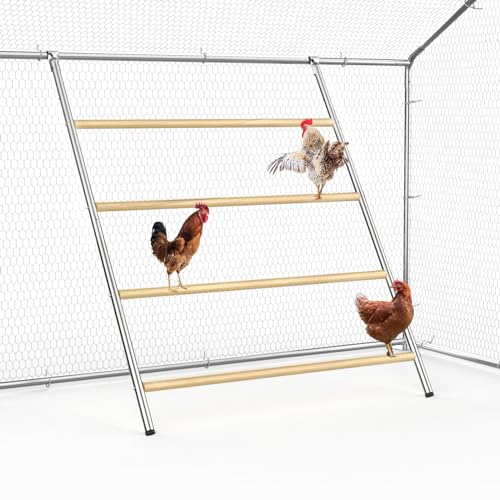Chicken Coop Roosting Perch,Perfect for Backyard Poultry,Chicken Perch Essentials,Easy to Assemble&Clean,Farm Chicken Toys (56" L x 41.5" W) - size: 56" L*41" W-1pcs