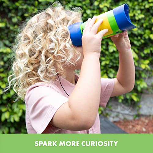 Educational Insights GeoSafari Kidnoculars - Toy Binoculars for Kids, Outdoor Toys for Kids Ages 4-8, Toddler Camping and Nature Toys, Lightweight Binoculars with Neck Strap, Bird Watching Gear | Toy Binoculars for Kids, Outdoor Toys for Kids Ages 4-8, To