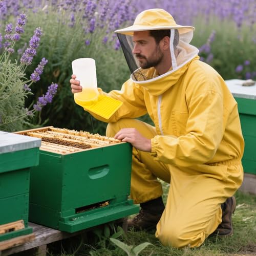 2PCS Bee Waterer Station, Beehive Water Feeder, Outdoor Quail Waterer for Garden Balcony