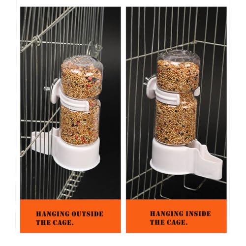 Pet Bird Automatic Water Feeder, 4.73 Fl Oz Parrot Water Dispenser, Bird Cage Suspended Automatic Water Dispenser for Parakeet Budgie Lovebirds Canary Cockatiel (Green) - color: Green