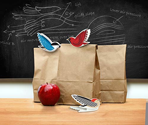 FRED TWEET TREATS Bag Clips, set of 4 - style: TWEET TREATS