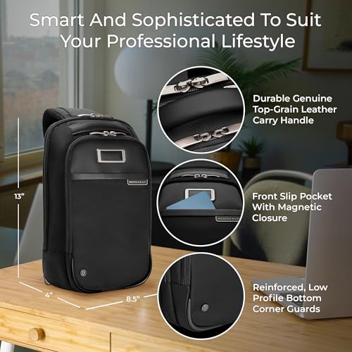 Briggs & Riley @work Sling Bag, RFID Pocket, Black - color: Black, size: Medium Sling Backpack
