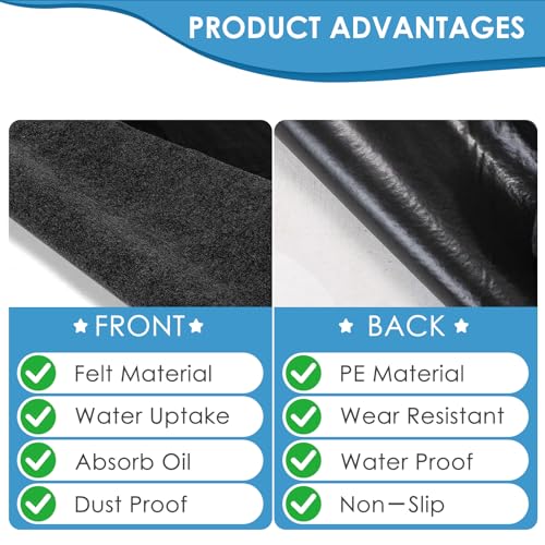 Horse/Stable Mats - Duty Stall Mats - for Floor Surface/Absorbent mat Lightweight Washable Floor Mat，Back Non-Slip，Keeps Stable Floors Clean and Dry Over time (8' x 8') - size: 8' x 8' (Square)