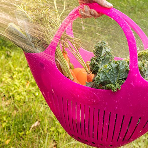 Hutzler Garden Colander, Pink - color: Pink, size: Large