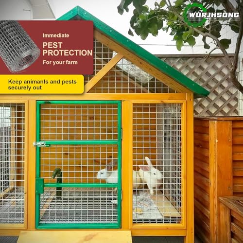 Black Hardware Cloth 16'' x 20' PVC Steel Vinyl Coated 1/2 inch Galvanized Wire Mesh Roll (19 GA) Chicken Wire Fence Roll, for coop Fences,Screen mesh, Rabbit/Snake Fences, Poultry enclosures, etc. - color: 19(GA)-1/2inch, size: 16In x 20Ft
