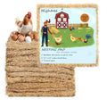 Chicken Coop Litter Aspen Bedding Nesting Pads Laying Hen Nesting Pads Laying Hen Nest Box Pads Aspen Excelsior Pads 13" x 13" (12)