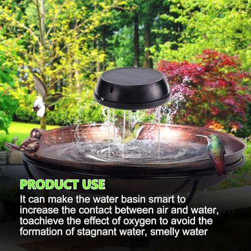 Bird Bath Solar Swing Device | Water Wiggler for Bird Bath
