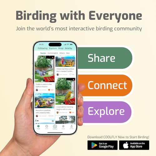 Smart Bird Feeder with Camera, 2.5K Ultra-HD Bird Camera | Free AI Identify Bird Species, Live Stream, Solar Powered Bird Feeder, 2.4L Large Capacity, Gift for Men Women Bird Lovers - color: White Camera