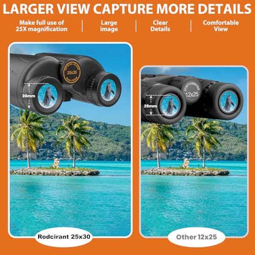 HD Binoculars 25x30,Black