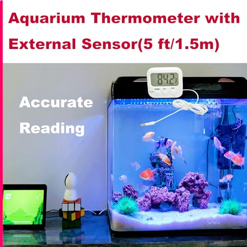 Small Digital Thermometer TA358 Celsius/Fahrenheit Temperature Indoor/Outdoor Meter Gauge with 5ft/1.5M Probe Sensor - style: Style A
