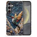 Compatible with Samsung Galaxy S24 Plus Case,Glossy Case All-Round Protection Shockproof Anti-Scratches TPU Cover,Cases for Man Woman-Hummingbird Stained Glass - color: Hummingbird Stained Glass, size: Galaxy S24 Plus