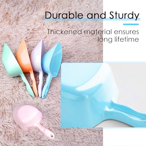 1-Cup Melamine Pet Food Scoop — Precise Feeding & Weight-Management Measuring Scoop for Dogs & Cats, BPA-Free, Durable, Dishwasher-Safe (Baby Blue) - color: Blue