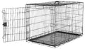 Amazon Basics Portable, Foldable Metal Wire Dog Crate with Removable Tray, Divider Panel, Easy to Assemble, for Large Dogs, 48 x 30 x 32.5 in, Black - size: 48 x 30 x 32.5 in, style: Single Door w/ Divider