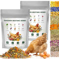 BGraceyy Chicken Nesting Herbs 64 oz – 11 Natural Dried Herb Blend with Marigold for Chicken Coop & Roost Refresh, Nesting Box & Dust Bath, Supports Natural Nesting Behavior - size: 64 ounce
