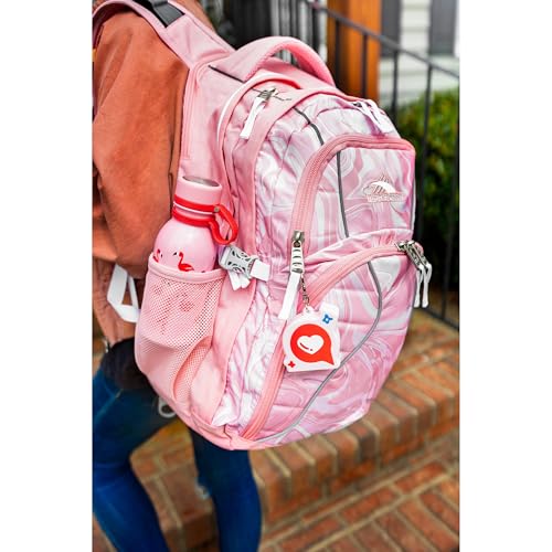 High Sierra Swerve Daypack, Pink Marble - Bubblegum Pink, One Size - color: Pink Marble/Bubblegum Pink