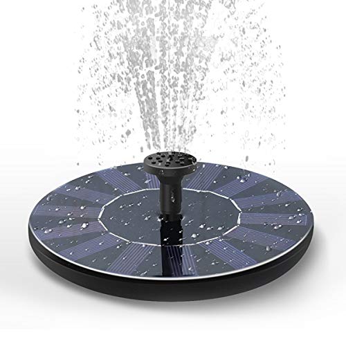 Solar Fountain Water Pump for Bird Bath, New Upgraded Mini Solar Powered Fountain Pump 1.5W Free Standing Solar Panel Kit Water Fountain for Garden, Pond, Pool, and Outdoor - color: Solar Water Fountain 1.5w