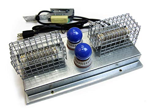 Pinnon Hatch Farms 0537 - Replacement Heater & Thermostat for Box Brooder 110V