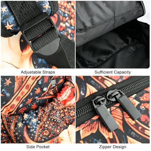 Cow Kids Backpack School Backpack Teens Bookbag for Girls Boys Hiking Camping Travel Sports - color: Cow