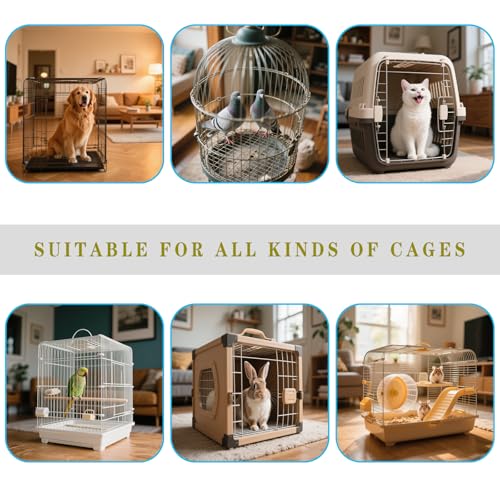 5-Piece Bird Cage Cleaning Brush Tool Set, Bird Cage Cleaner, Pet Cage Cleaning Kit, Suitable for Bird Cages, Rabbit Cages, Hamster Cages, Parrot Cages, and Other Small Pet Cage Accessories