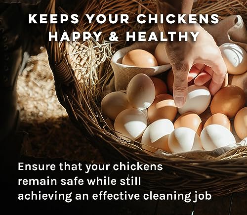 MICROBE-LIFT Chicken Coop Cleaner and Odor Eliminator, Use on All Surfaces and Supplies, Turns Chicken Poop Into Fertilizer, Ammonia Reducer, Highly Concentrated and Safe Formula, 32 Ounces - size: 32 Fl Oz (Pack of 1)