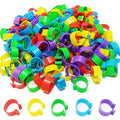 200Pcs 16mm Chicken Leg Bands Identification Leg Bands for Chickens Poultry Leg Bands Rings 8/16/20/25mm - size: 16mm - 200Pcs