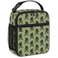 Bigfoot Kids Lunch Box Boys Men Insulated Lunch Bag, Sasquatch Gifts | Reusable Lunchbox, Cooler Tote Bag, Mesh Side Pocket, Easy to Clean, Waterproof Leak-Proof Lining for School Office Picnic - color: Big Foot