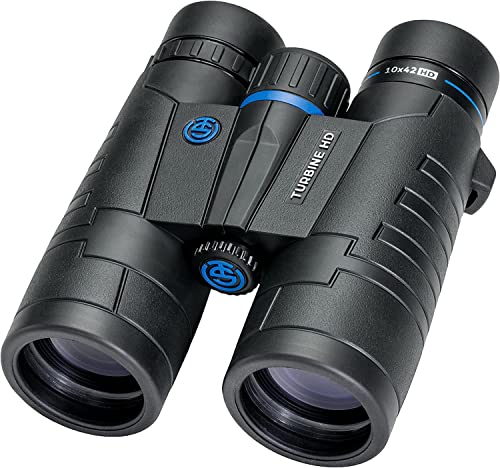 TSO Turbine HD 10x42 Roof Prism Binoculars for Adults, HD Glass with Multi-Coated Optics, 15.5mm Long Eye Relief, Rainproof Binoculars for Bird Watching, Hunting, Hiking, Travel & Wildlife Viewing