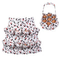 Egg Collecting Apron and Basket, 12 Pouches Chicken Egg Apron, 7 Pouches Chicken Eggs Basket, Collector Chicken Eggs - color: Red-tailed Chicken, Half-body