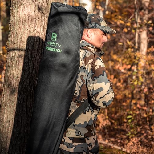 Barronett Blinds® Overwatch, Portable Hunting Blind, View-Through Mesh, Silent Shooting Windows, Crater™ Harvest, 75” x 88” x 88”, VR400CH