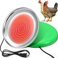 Chicken Water Heater for Winter Chicken Heated Waterer Base 110v 38w Surface Temperature Can Reach About 140 Fahrenheit Degree Poultry Drinker Electric Water Base(8.3 x 8.3 Inches,Green) - color: Green, size: 8.3 x 8.3 Inches