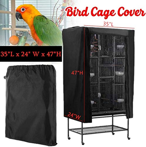 Universal Bird Parrot Cage Cover Large Night Birdcage Protector for Bird Rescue, Night Accessories Guard, Windproof & Waterproof