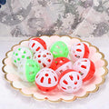Kopida 10pcs Hollow Rolling Bell Ball Pet Toy - Bird Ball Foot Talon Toy for Parakeet, Cockatiel, Parrot - Cage Fun Toys