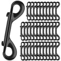 ERKOON 3.5 inch Double Ended Bolt Snaps Hooks 110lbs Load Capacity Zinc Alloy Double Sided Clips Heavy Duty Trigger Snap for Dogs Leashes/Water Bucket/Horse Feed/Hammocks (35 Pack) - size: 35 Pack