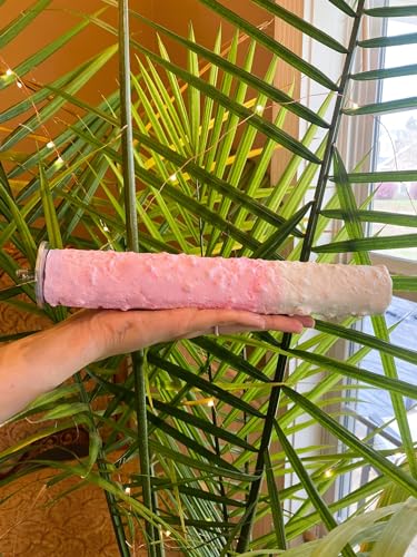 Polly's Edible Cuttlebone Calcium Bird Cage Perch for Budgies, Parakeets, Amazons, Blue & Golds, Macaws and Cockatoos.… (Strawberry, Large) - color: Strawberry, size: Large