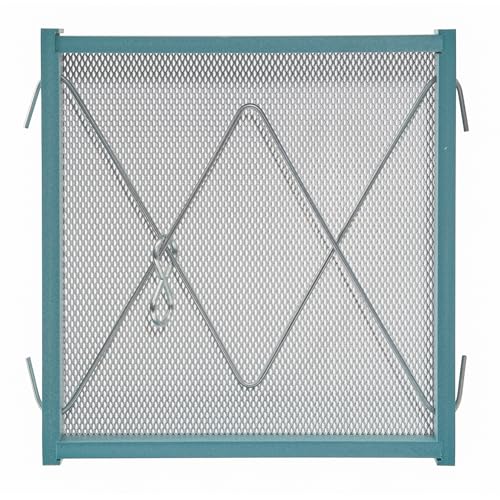 Birds Choice Small Hanging Platform Bird Feeder | Lake Blue | Recycled Plastic Tray with Draining Mesh Bottom, Made in USA, Welcomes a Variety of Wild Birds - color: Lake Blue