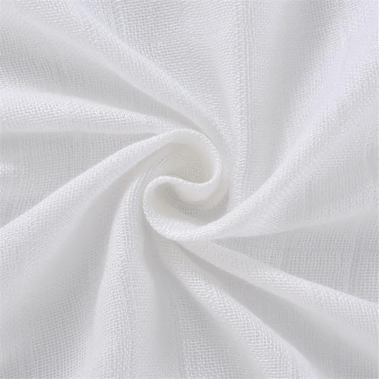 Linteum Textile Birdseye Cloth Diaper Rags [Pack of 6/ White] - 14 x 21 Inch Reusable Diaper Rags for Cleaning, 100% Cotton, 2-4-2 Ply Prefold Cloth Diapers - size: 14"x21"