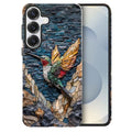 Compatible with Samsung Galaxy S25 Plus Case,Glossy Case All-Round Protection Shockproof Anti-Scratches TPU Cover,Cases for Man Woman-Hummingbird Stained Glass - color: Hummingbird Stained Glass, size: Galaxy S25 Plus