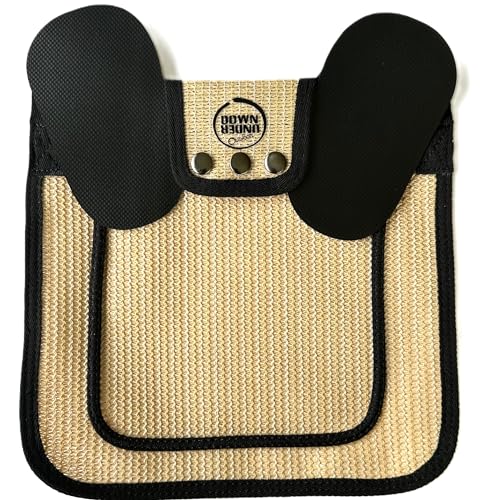 DOWN UNDER OUTDOORS Extra Large Chicken Saddle Hen Apron (Sand Mesh) | Adjustable Straps, Chicken Apron, Poultry Saver, Pet Supplies, Including Shoulder Cover, Heavy Duty Shade Cloth Mesh - color: Sand Mesh