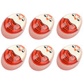 TOFOREVO Egg Timers for Hard Boiled Eggs Timer Red 6 Pack | BPA-Free, Color Changing Tells When Eggs are Ready - color: Red