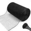 10 x 10 FT Bird Netting,1/2" Mesh Garden Netting,100PCS Zip Ties | Heavy Duty Bird Net Poultry Netting Fence for Chicken Coop,Fruit Trees,Plants and Vegetables Against Birds, Deer, Squirrels - size: 10 x 10 FT
