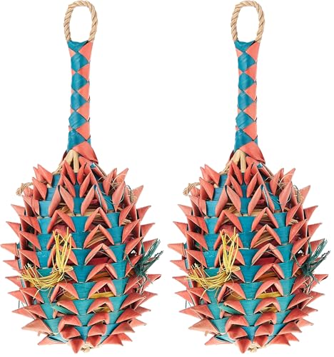 Planet Pleasures Pineapple Foraging Toy, Large (Pack of 2) - size: Large (Pack of 2)