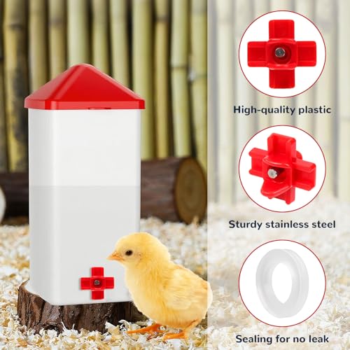 12 Pcs Horizontal Chicken Waterer Nipple, Automatic Poultry Nipple Watering | Leakproof Poultry Watering System with Drill Bits; Water Saving; Easy to Install; For Poultry Coop Ducks