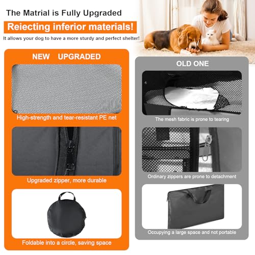 Cat Playpen, Cat Cage, Cat Crates for Indoor Cats, Cat Kennel Enclosure-L | 2 in 1 Cat Play Pen, Collapsible Cat Cage Crate for Indoor Cats, Independently Usable Cat Tents, Cat Enclosure Kitten Playpen - size: L(72.4*23.6 in)