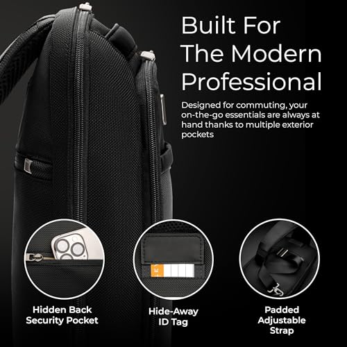 Briggs & Riley @work Sling Bag, RFID Pocket, Black - color: Black, size: Medium Sling Backpack