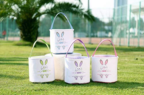 XinblueCo Baseball Basket Easter Baskets for Canvas Easter Egg Hunt Baskets - color: Baskets7