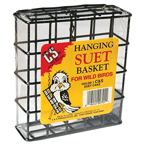 C&S Wild Bird Suet Basket, 1.5" D x 4.5" W x 5" H - style: Feeder 1-Pack